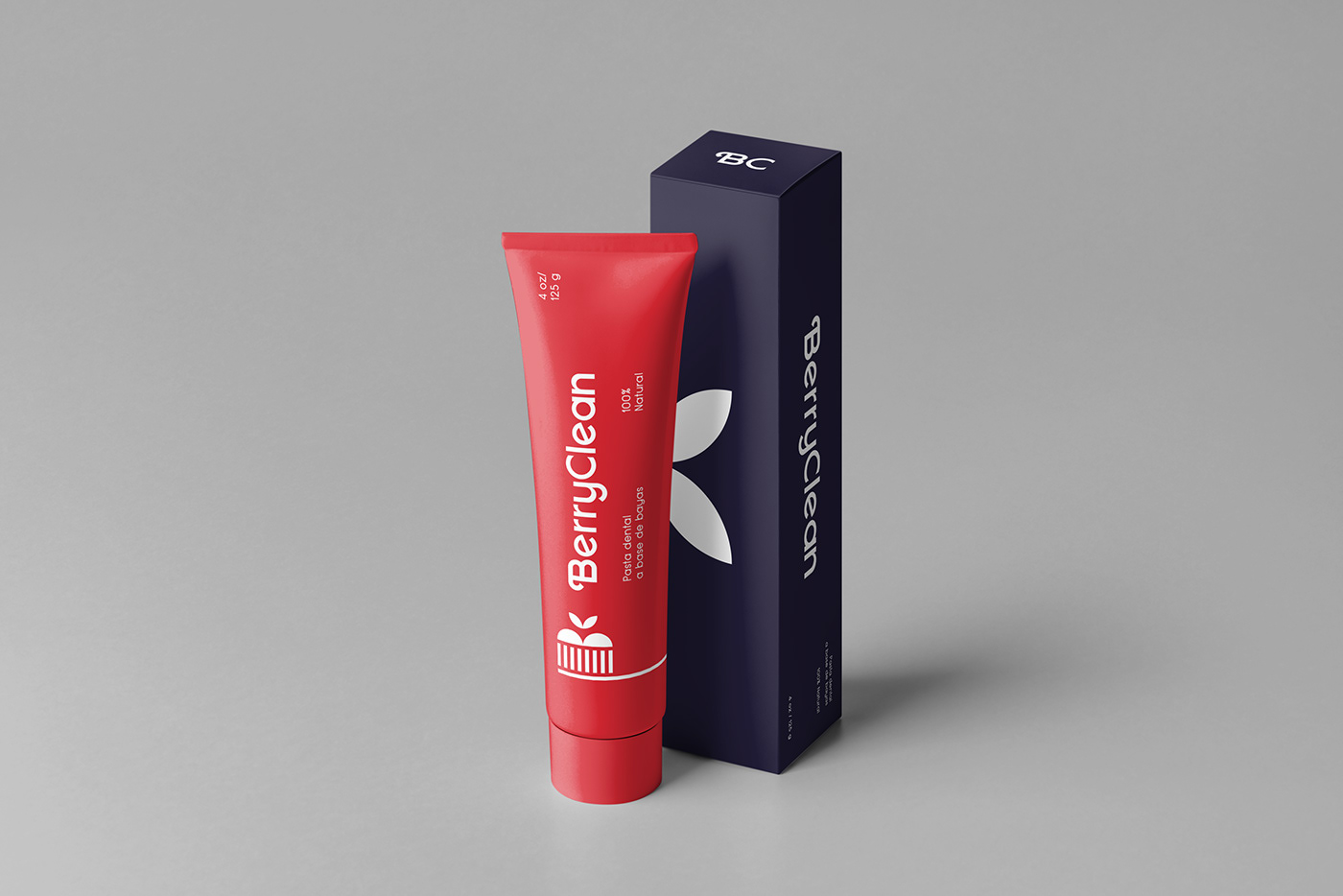 berryclean牙膏包装设计欣赏