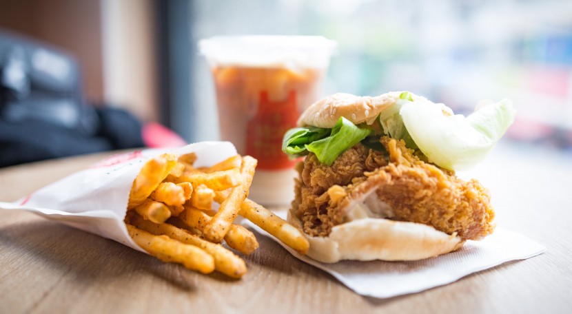 香酥的薯条图片