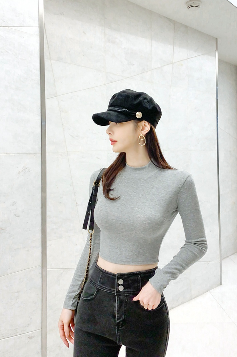 韩国美女网红模特孙允珠诱惑长袖衫图片