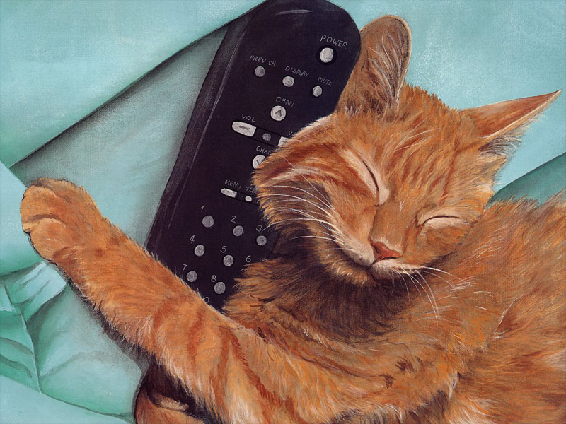 手绘猫咪可爱图片