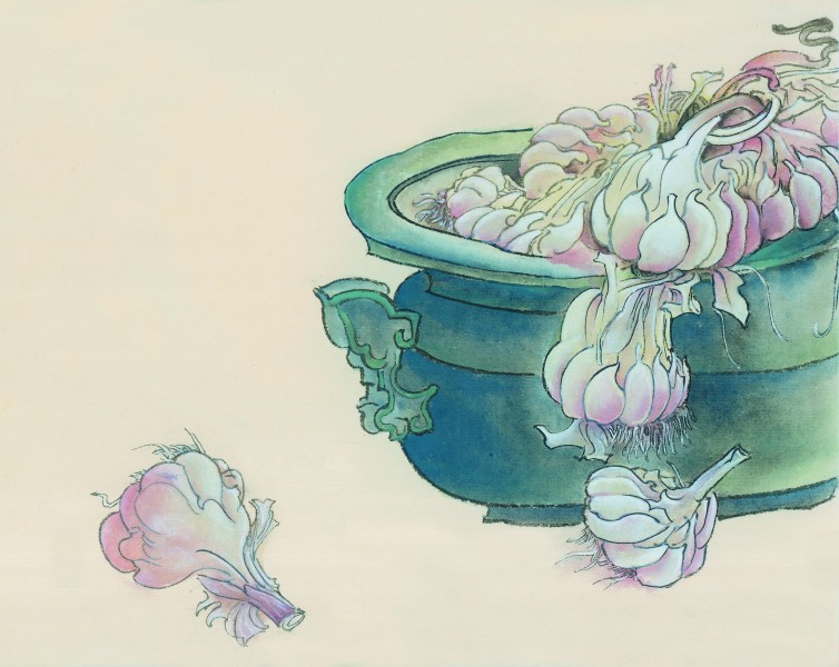 国画蔬菜图片