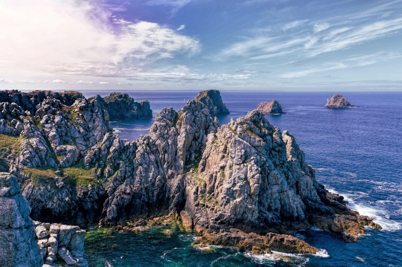 法国布列塔尼海岸风景图片