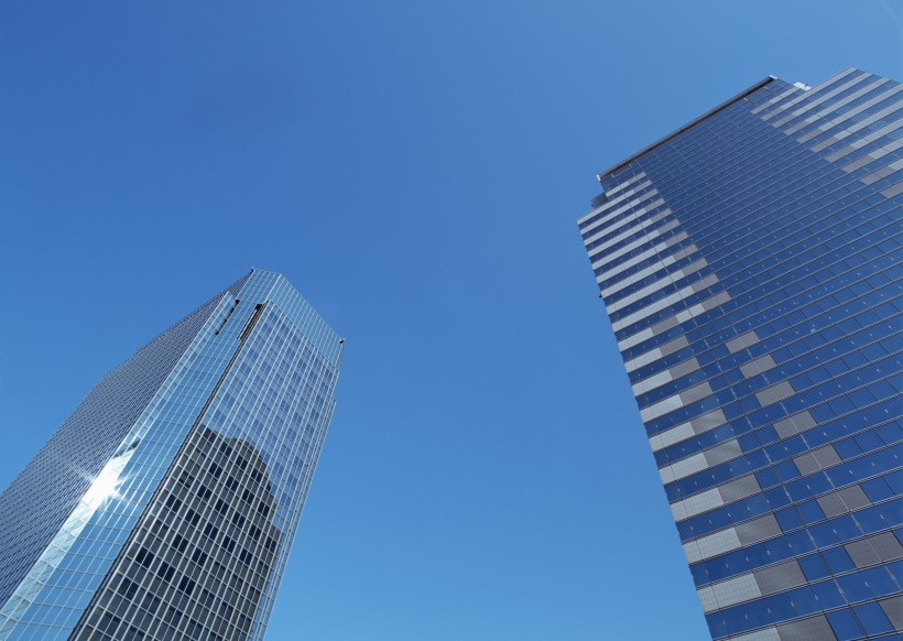 商业城市背景图片