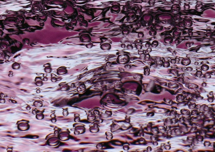 水花水气泡图片