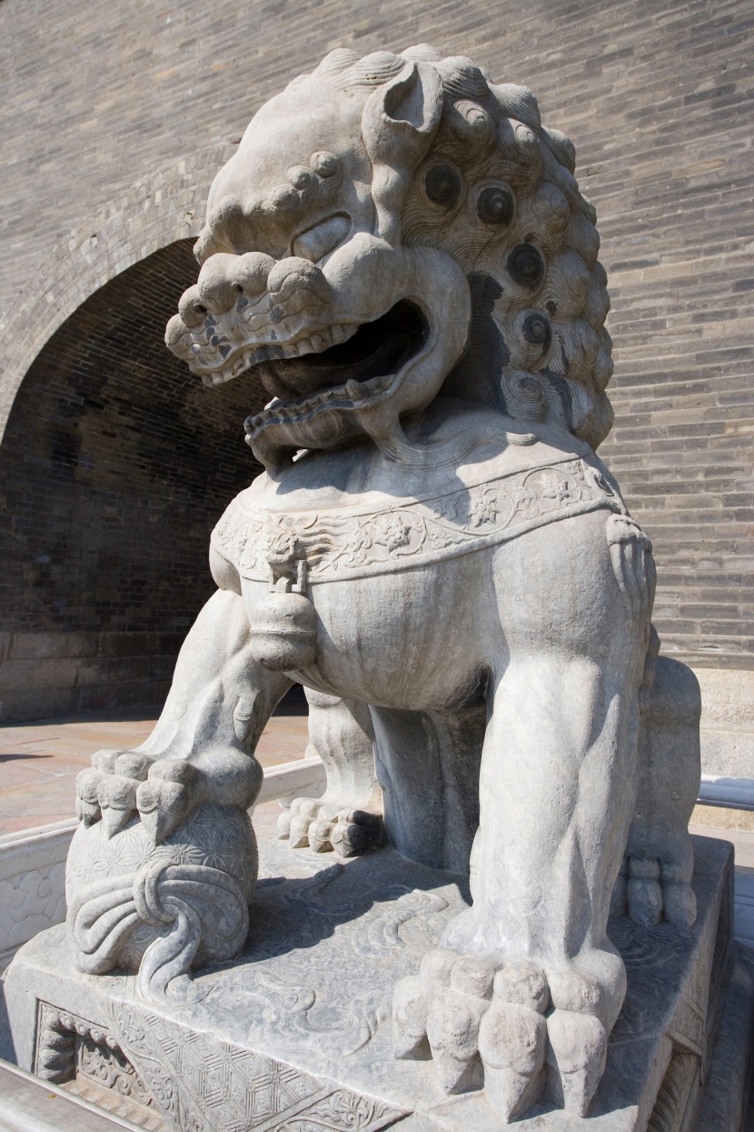 石狮子图片