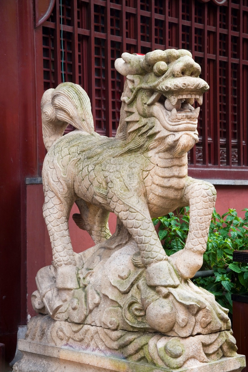 石狮子图片