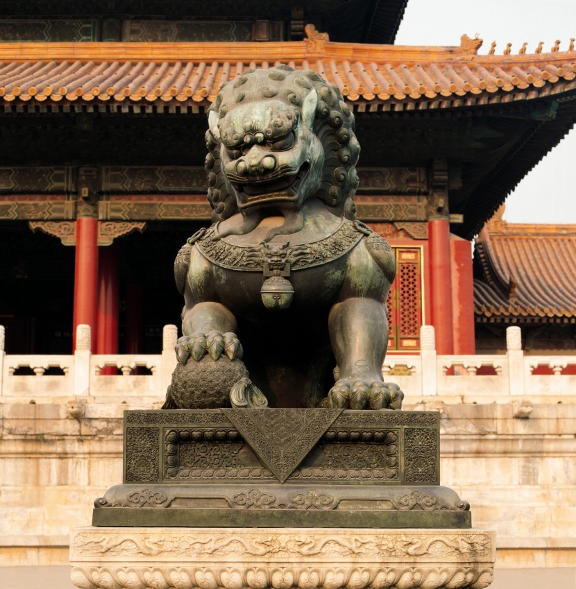 石狮子图片