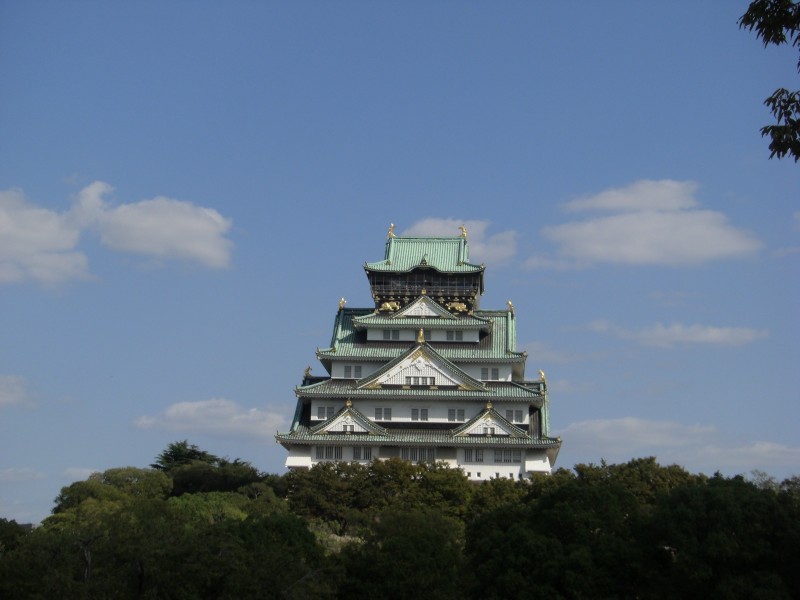 日本大阪建筑风景图片