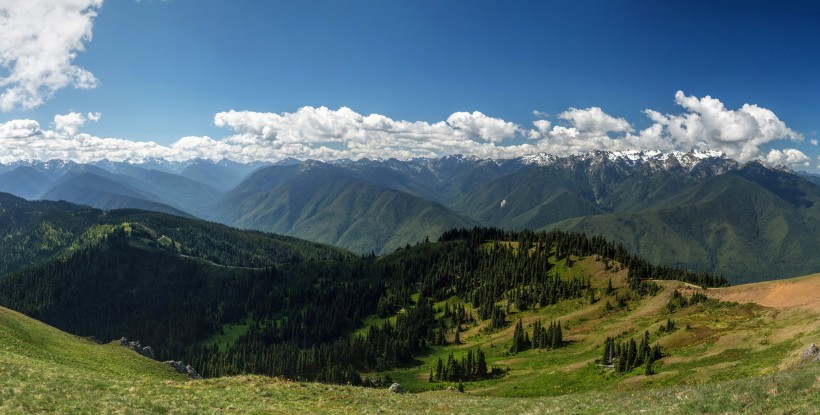 加拿大落基山脉自然风景图片
