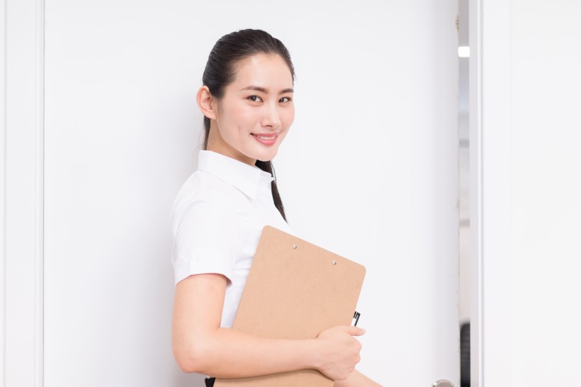 自信的职场女性白领图片