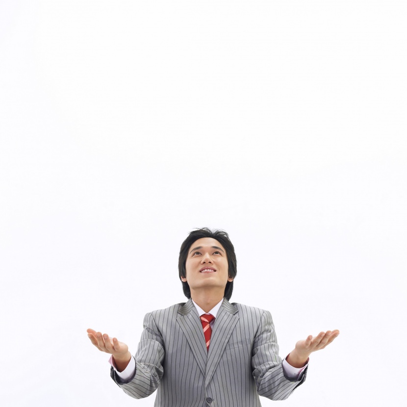 商务男性动作图片