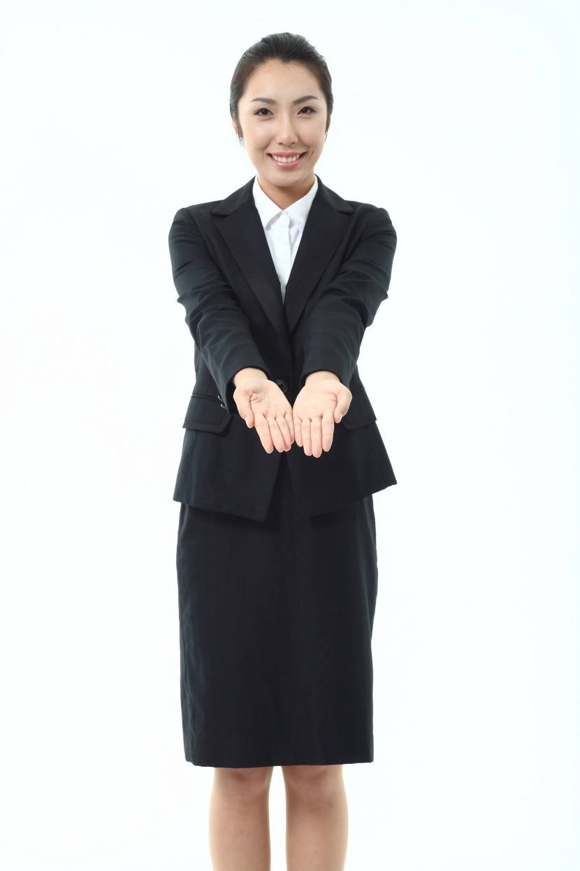 女士商业举止图片
