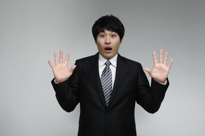 商务男士表情图片