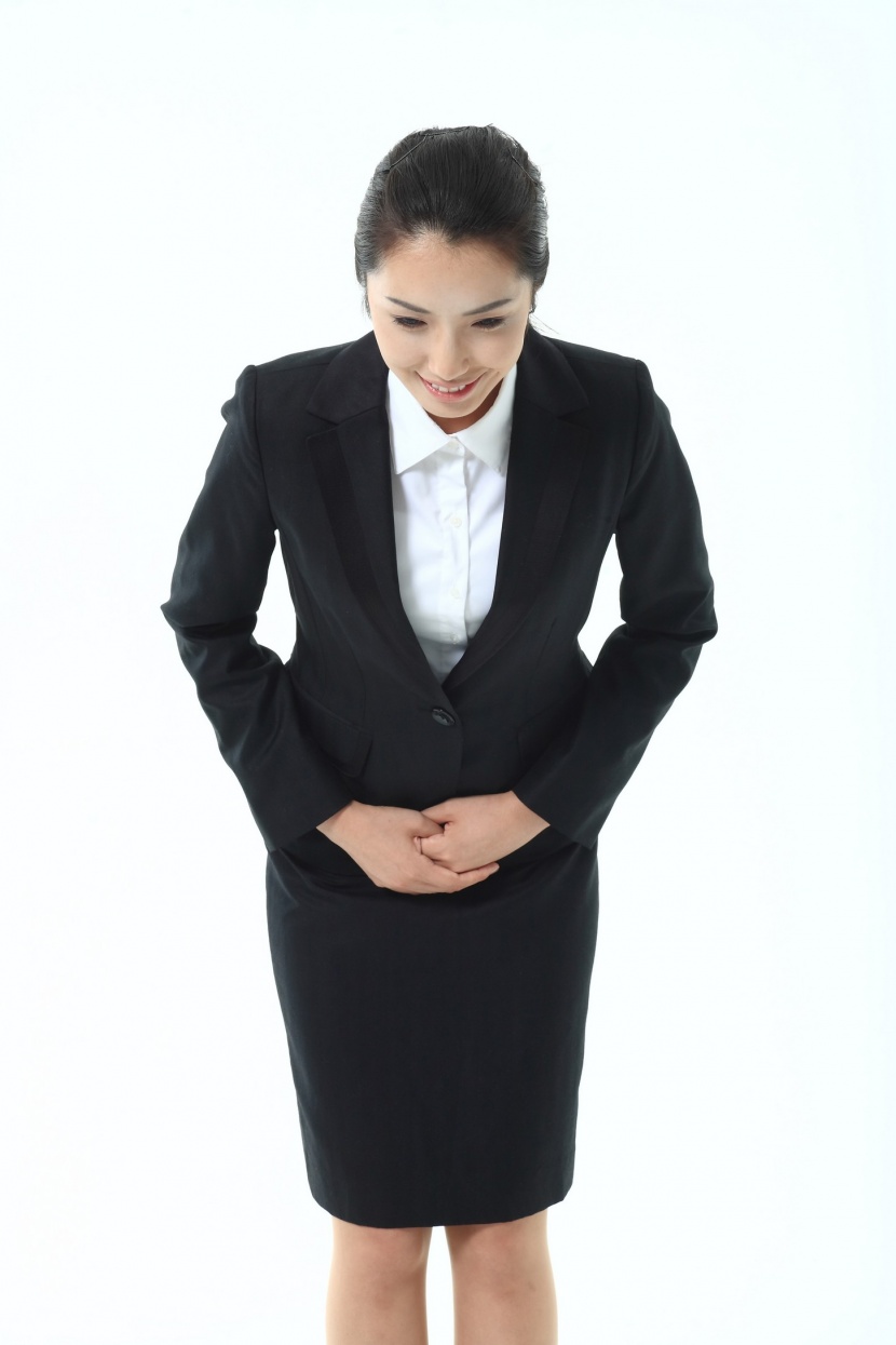 女士商业举止图片
