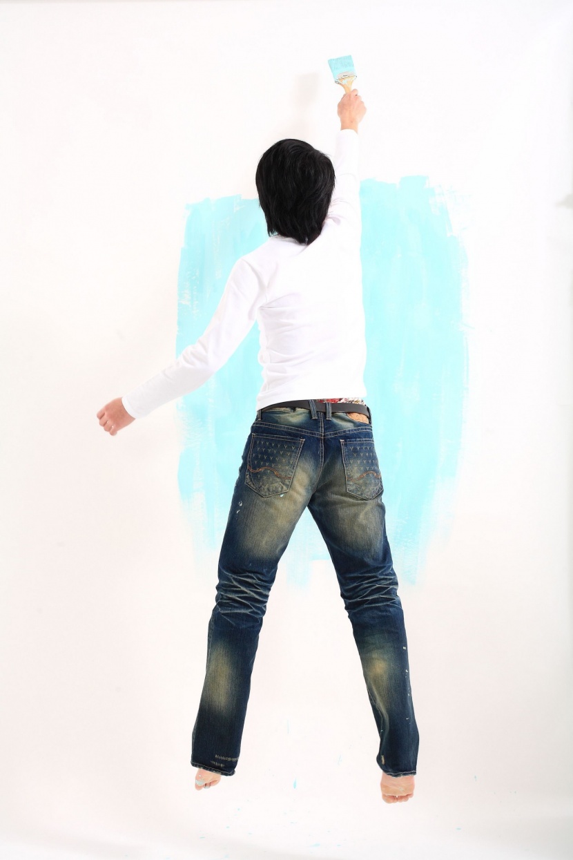 青少年男孩家务劳动图片