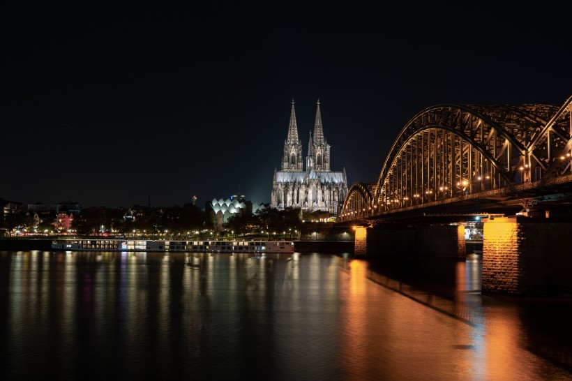 德国科隆大教堂建筑风景图片