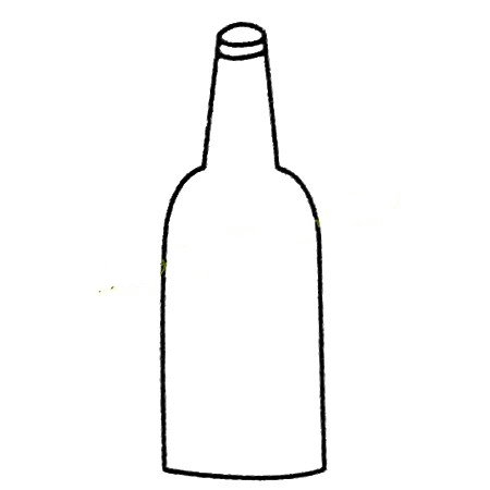 瓶子简笔画步骤图片