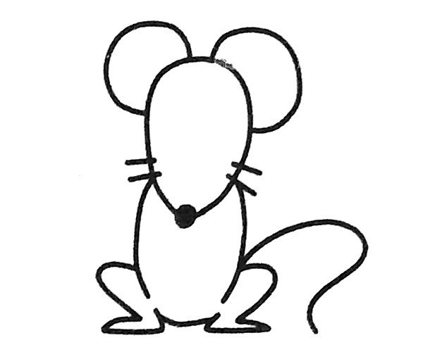 老鼠画法步骤图片大全图片