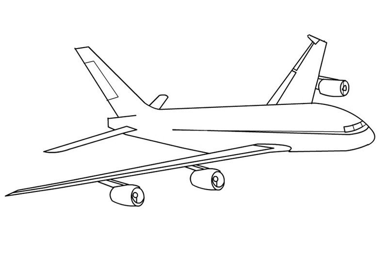 飞机画法复杂 飞行图片