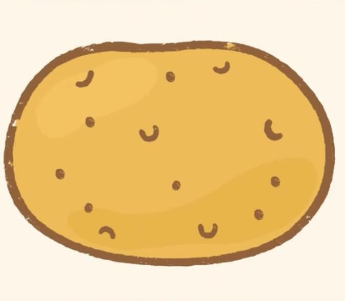 马铃薯卡通简笔画图片