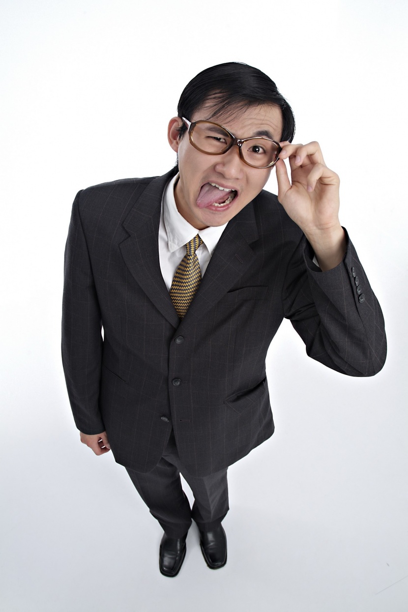 职场夸张表情形态概念图片