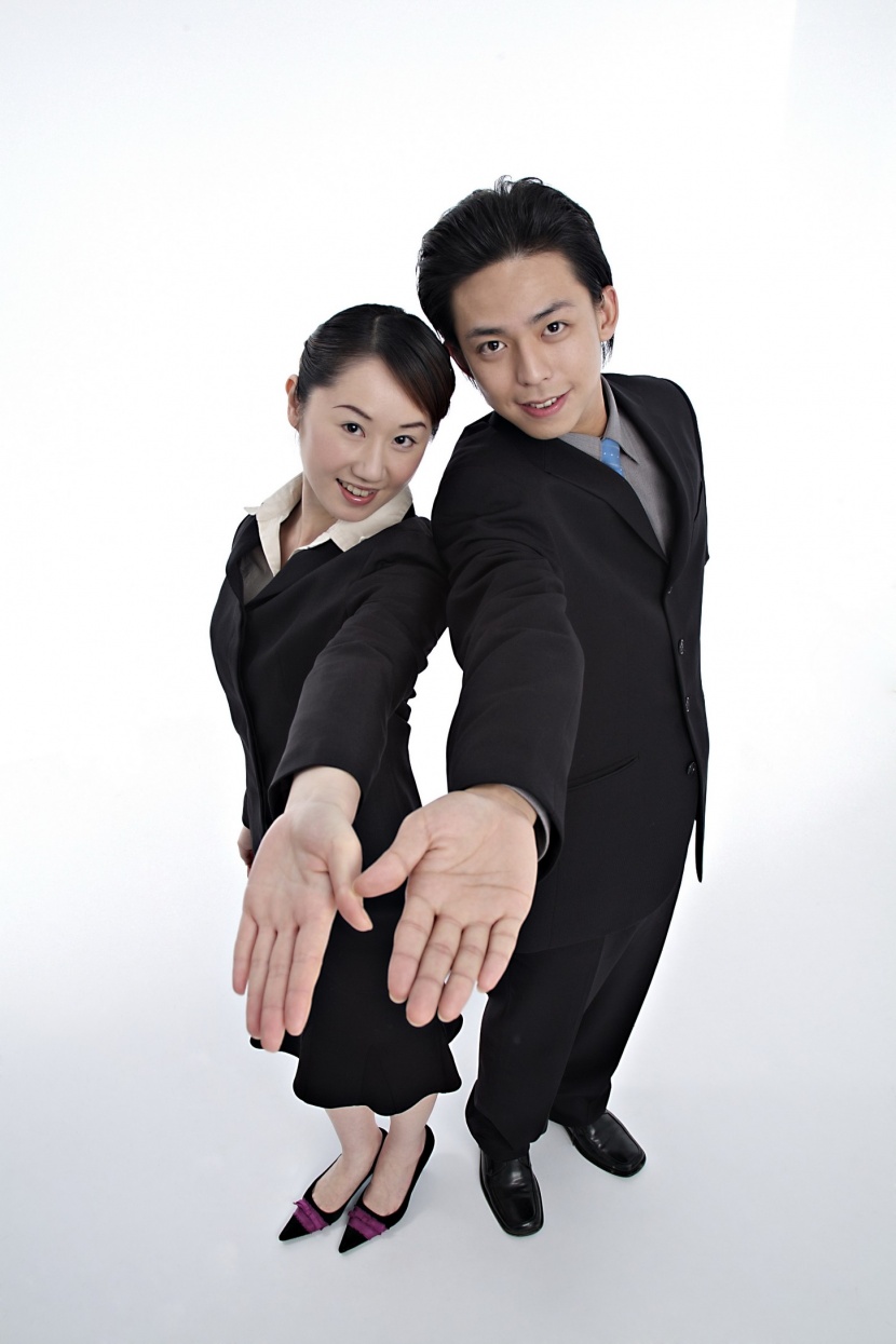 职场夸张表情形态概念图片