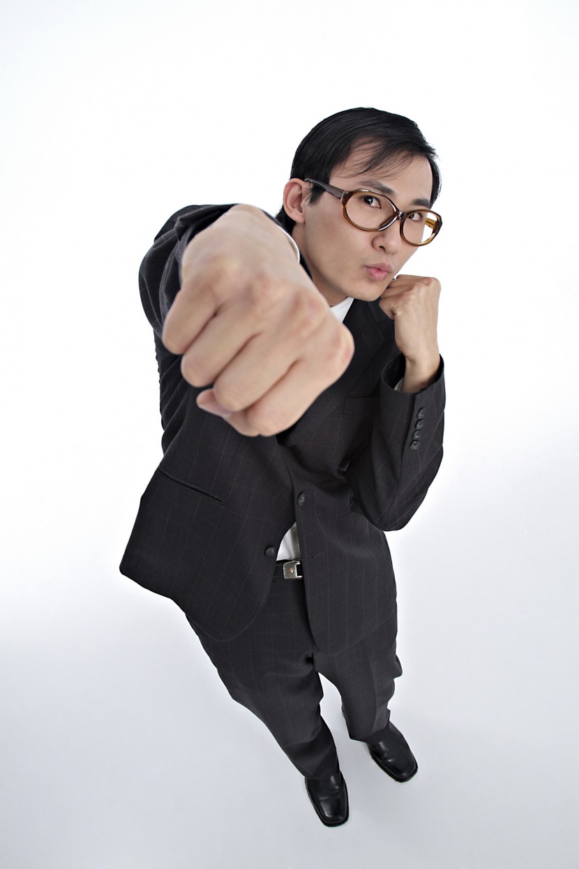 职场夸张表情形态概念图片