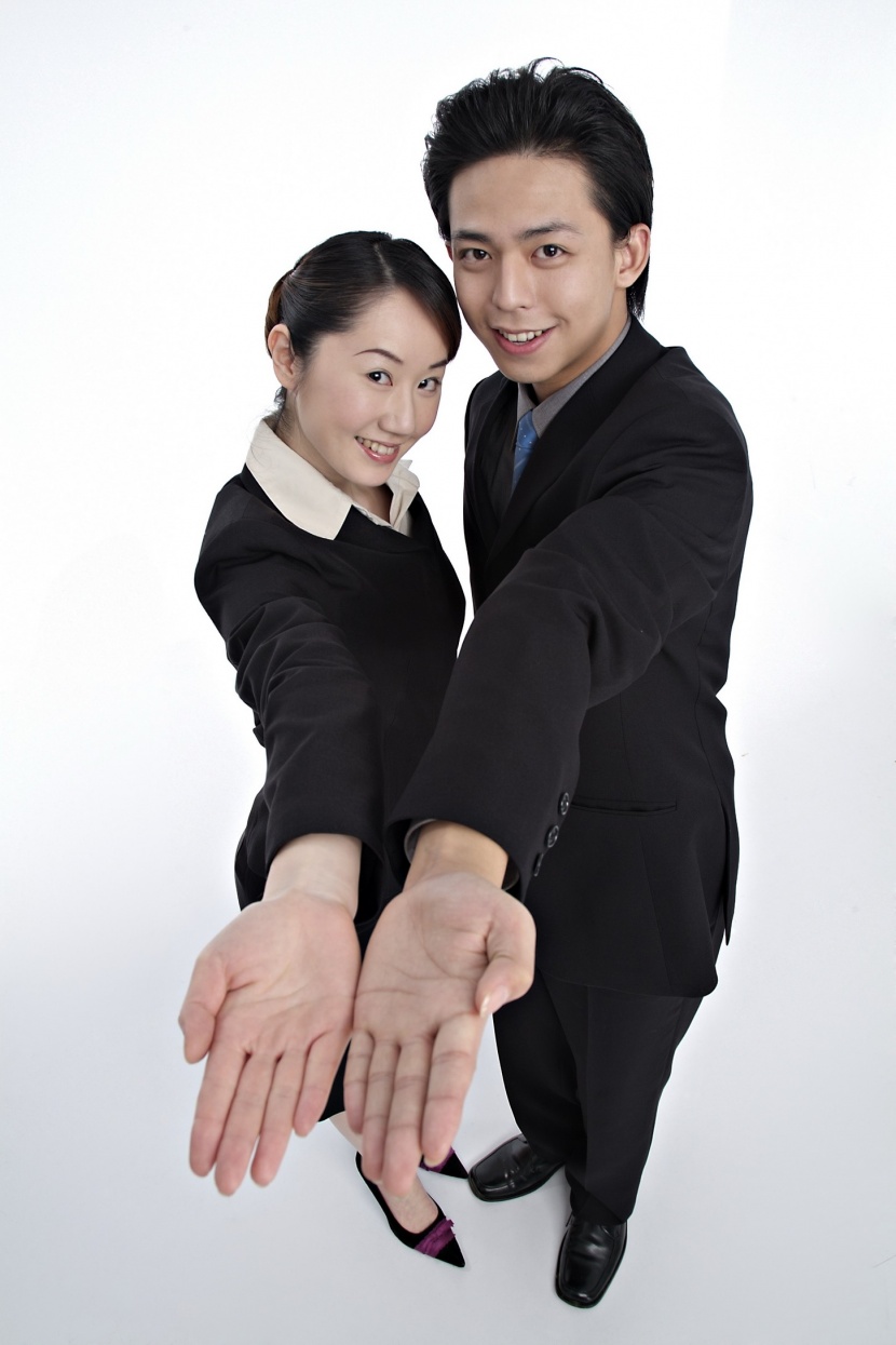 职场夸张表情形态概念图片