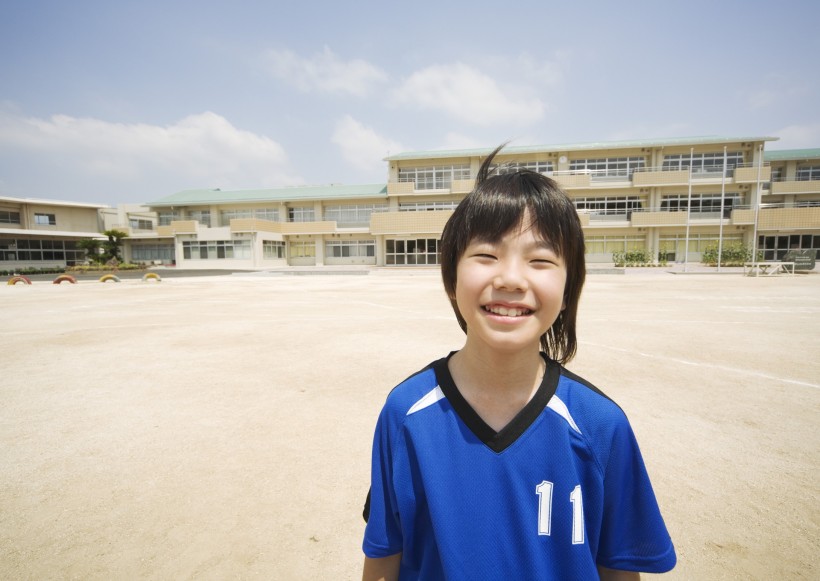 小学生体育课图片