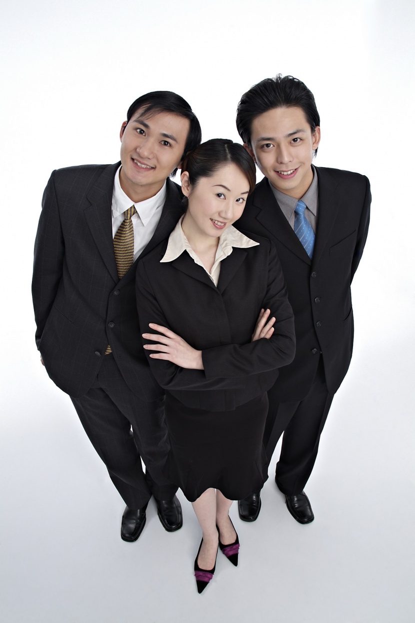 职场夸张表情形态概念图片