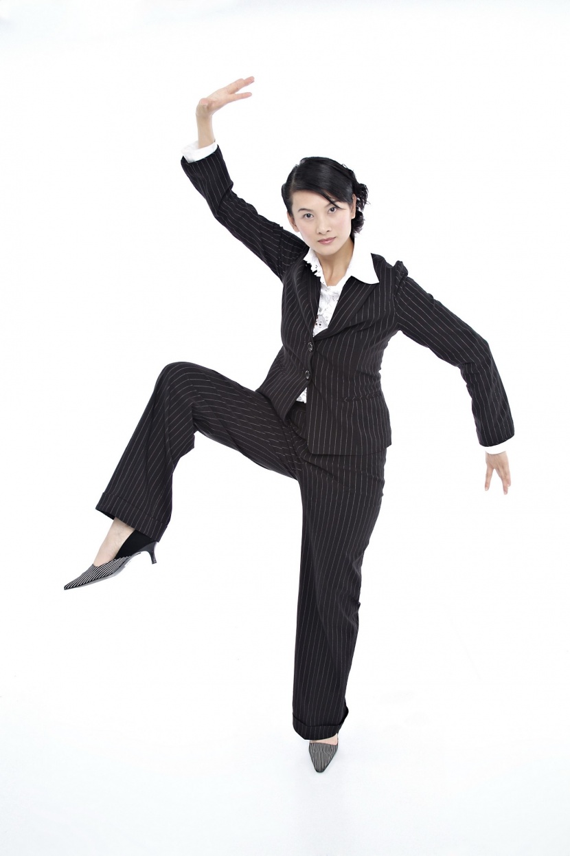 职场夸张表情形态概念图片