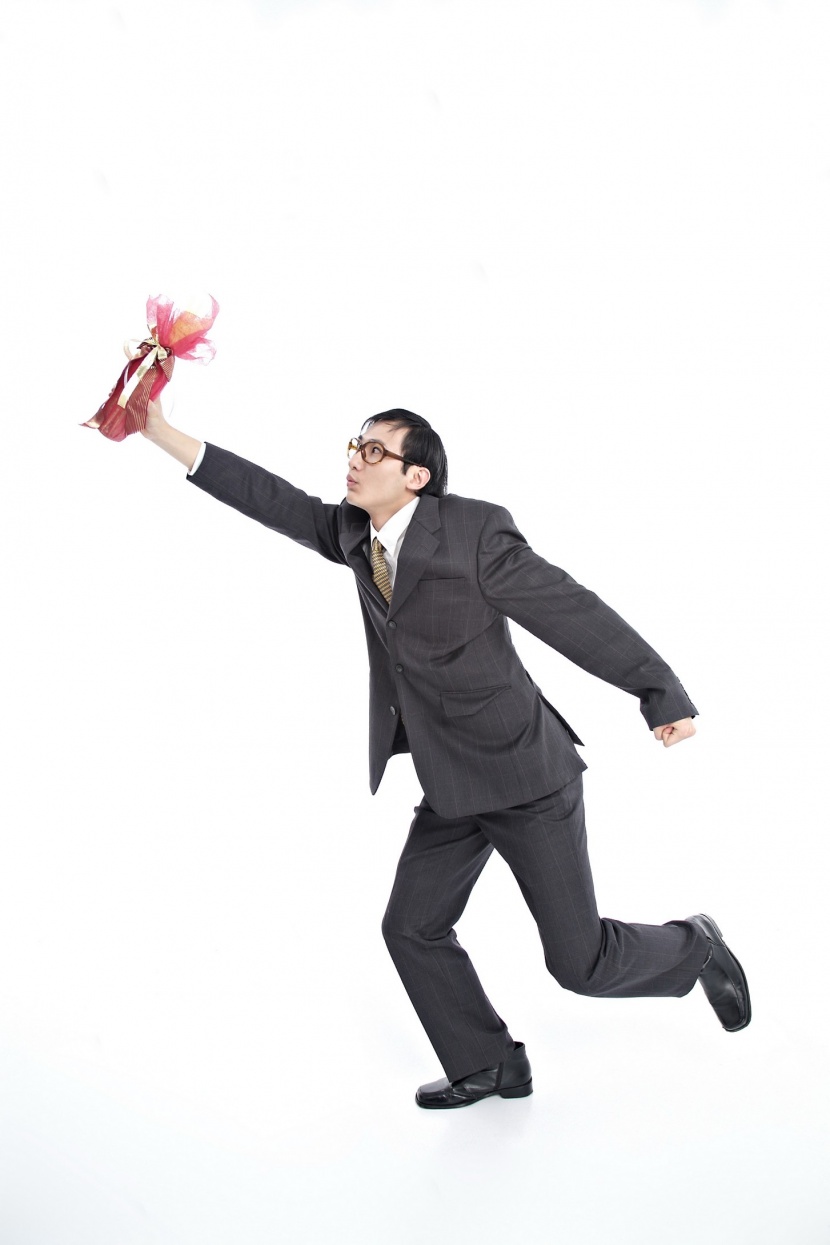 职场夸张表情形态概念图片