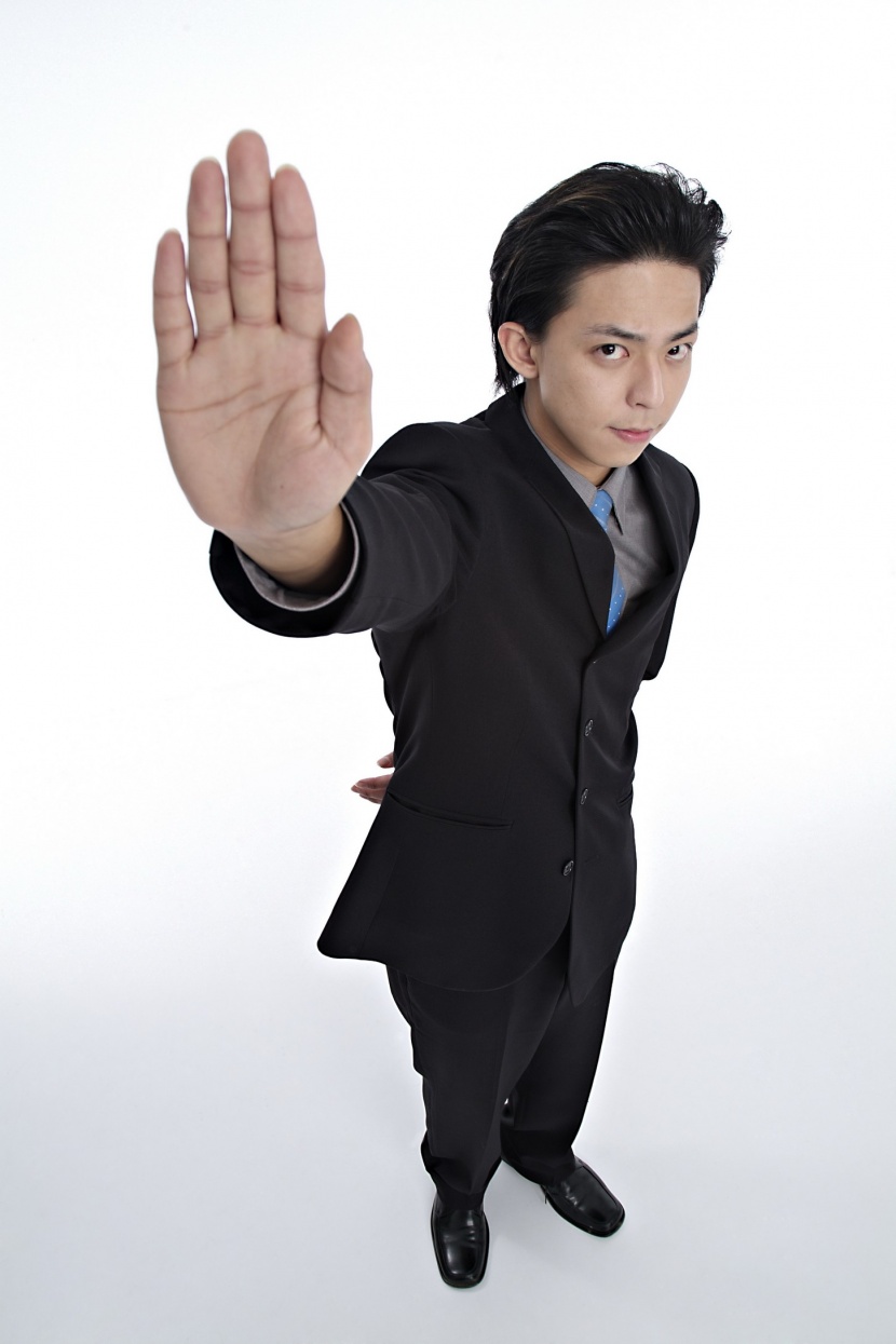 职场夸张表情形态概念图片