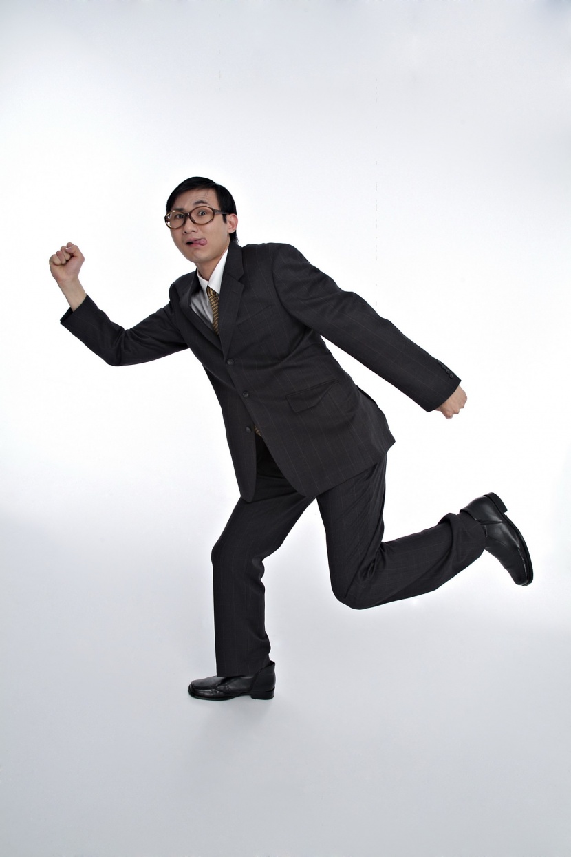 职场夸张表情形态概念图片