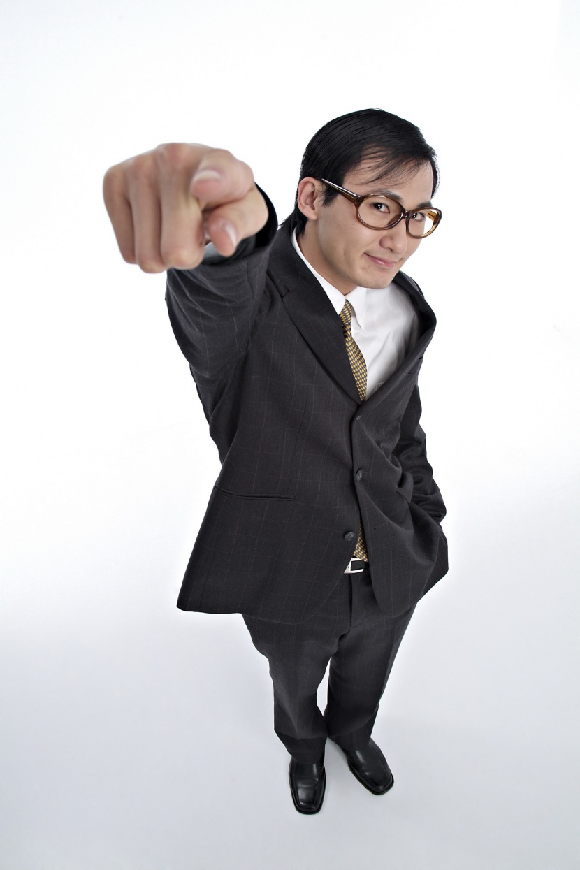 职场夸张表情形态概念图片