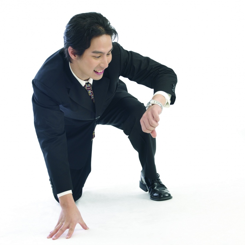 职场男性表情形态图片