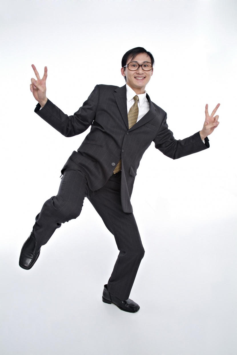 职场夸张表情形态概念图片