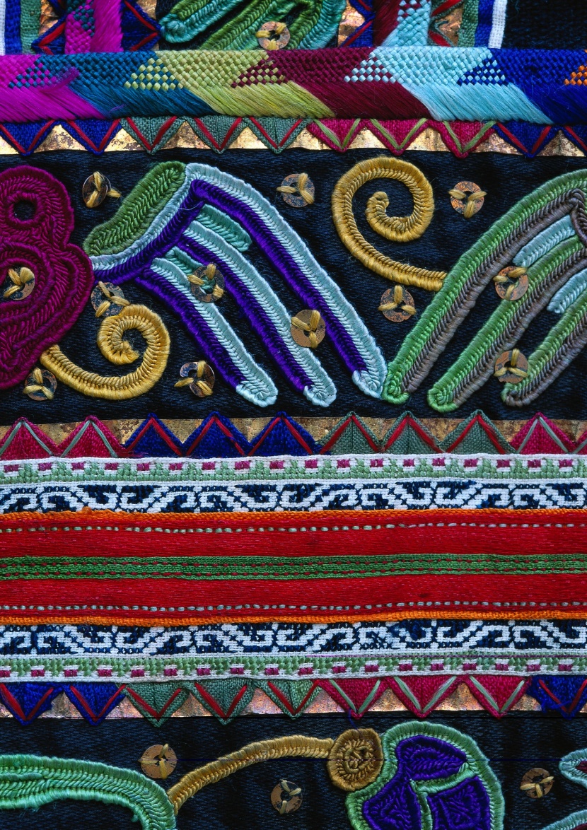 中国传统布纹图片