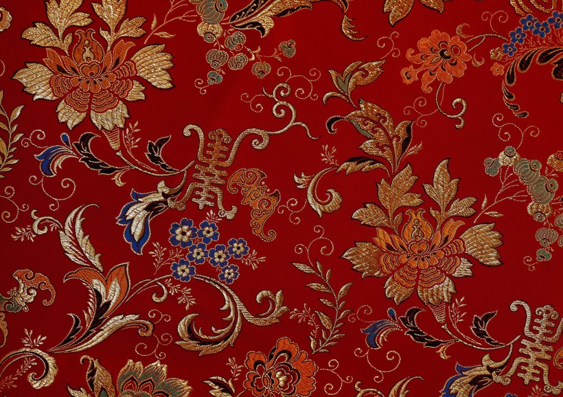 中国传统布纹图片