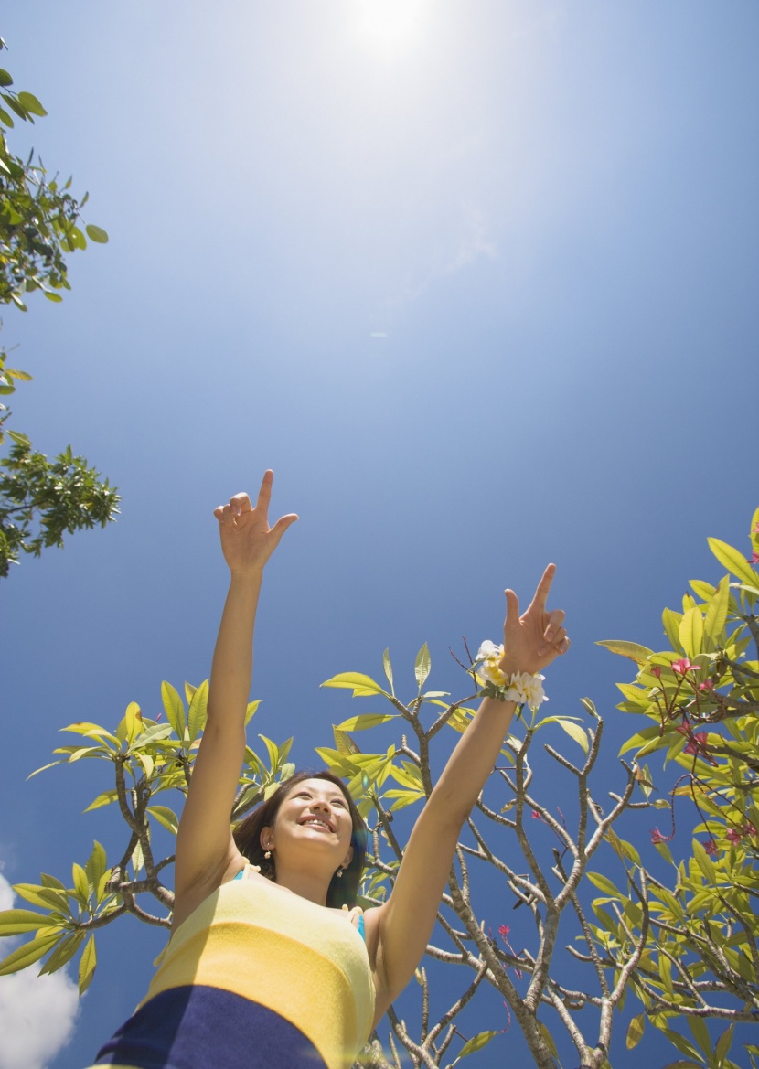 时尚女孩度假图片