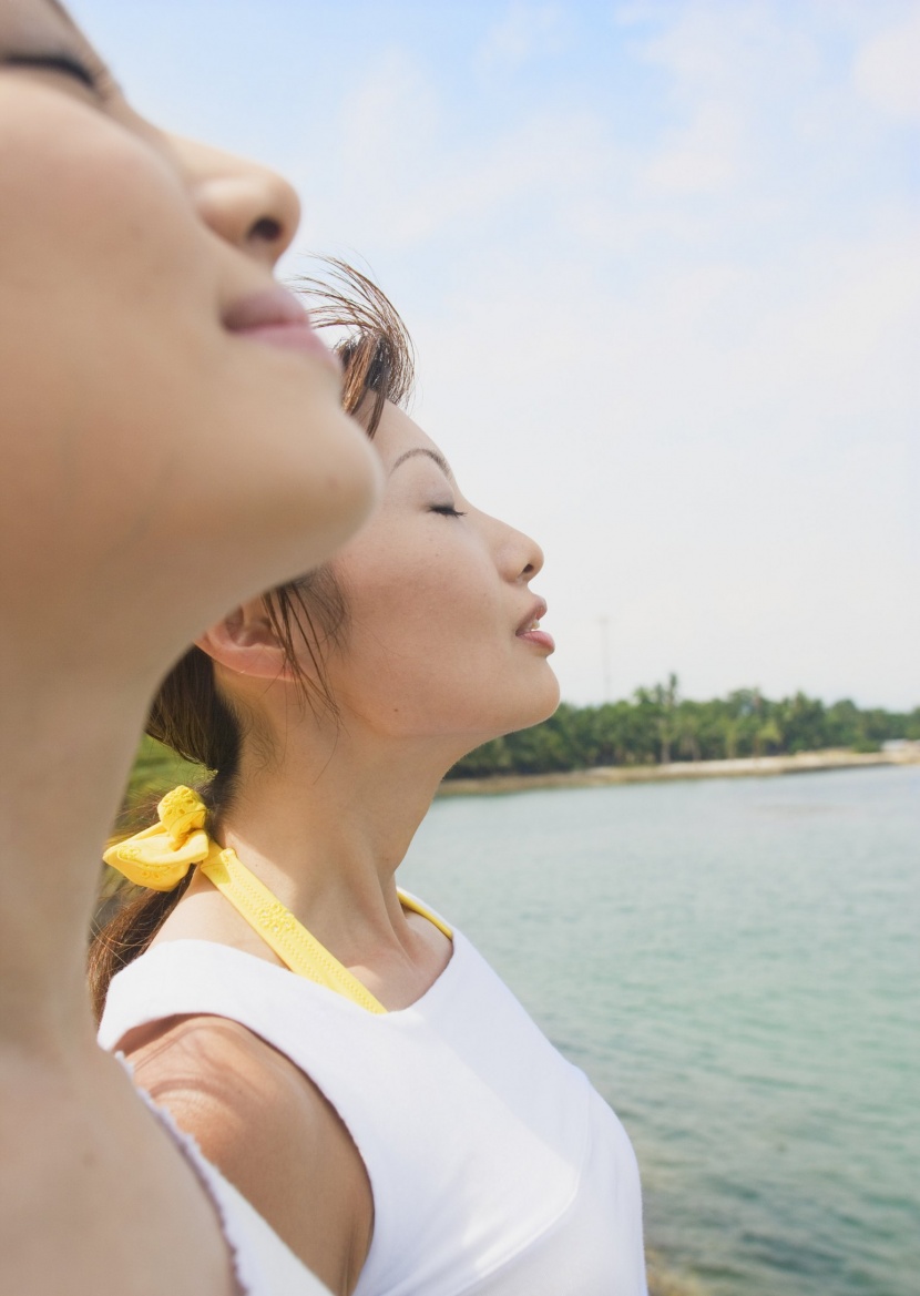 时尚女孩度假图片