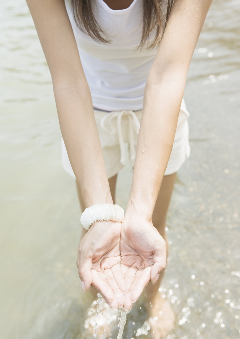 时尚女孩度假图片