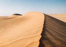 荒凉孤寂的沙漠风景图片(30张)