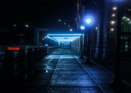 夜晚空旷的街道图片(12张)