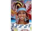 PS教程抠图教程:抠出印第安少女的头饰