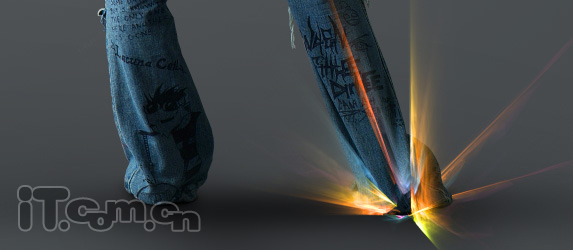 Photoshop打造美女炫彩艺术光影效果