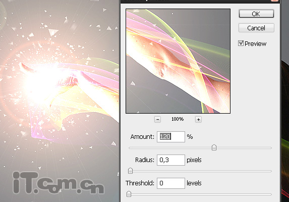 Photoshop打造美女炫彩艺术光影效果
