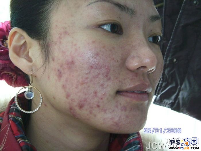 Photoshop美化教程：完美保留皮肤纹理磨皮技法_中国教程网