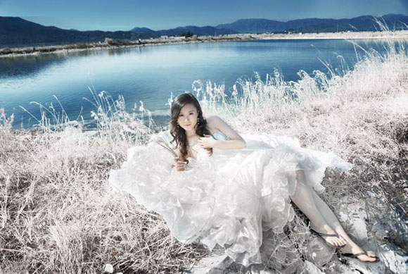 Photoshop打造唯美的婚纱外景照片
