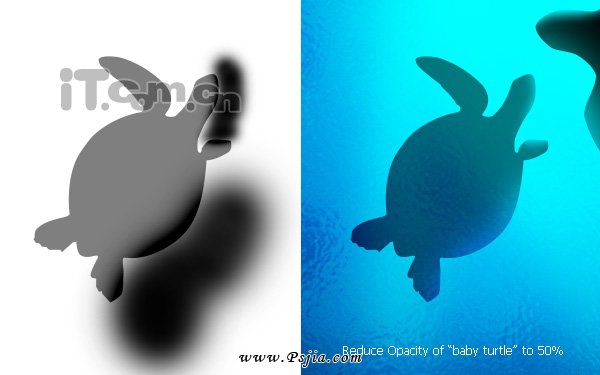 Photoshop绘画一幅简单的海底景色